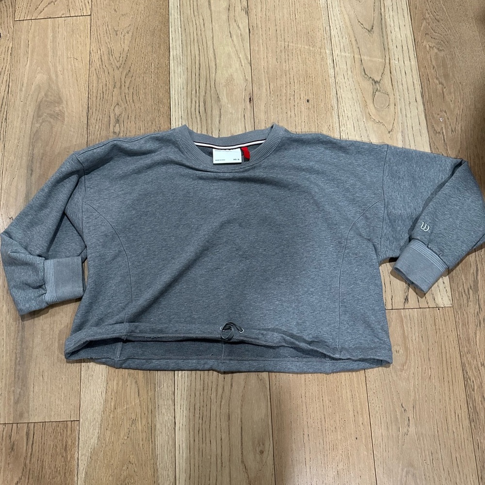WILSON cropped crew neck